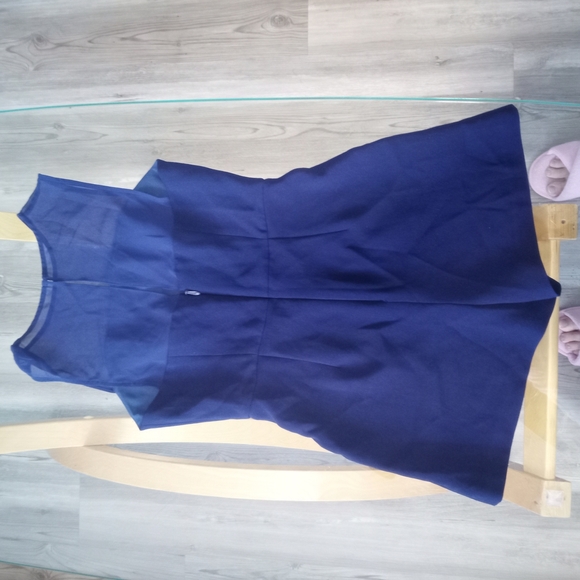 BCBGeneration Navy Sleeveless Romper - Picture 3 of 3